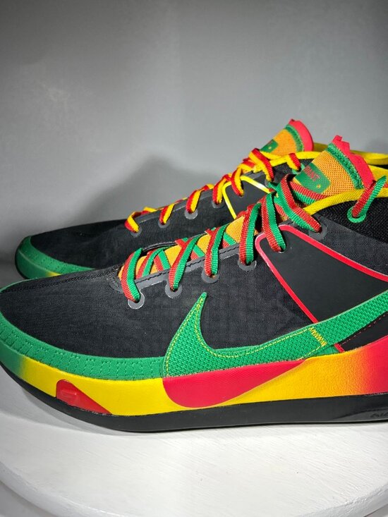 Nike KD 13 RASTA Kevin Durant Jamaican Mens Shoes Size 12 Sneakers No 7 Colorful main image 5